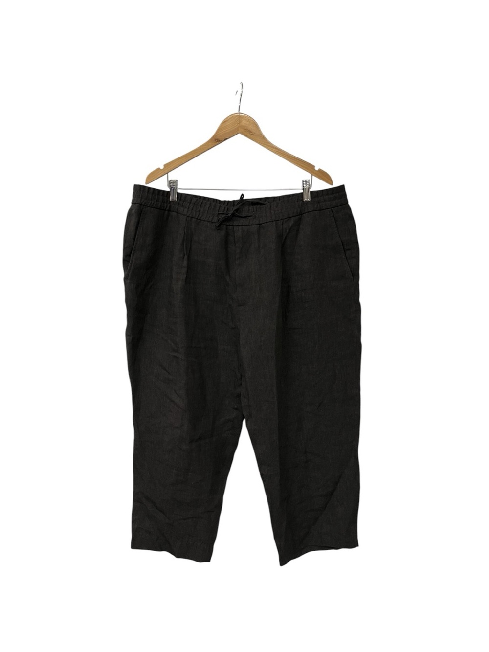 Todd Snyder Linen Pants Men Brown Drawstring Crop Pants  XXL